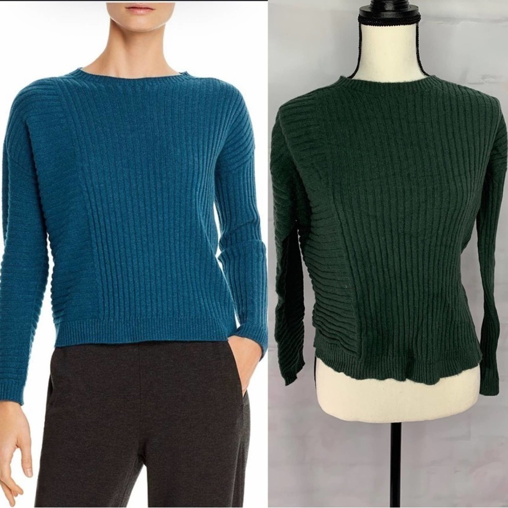 Eileen Fisher Seamless Italian Cashmere Sweater (NWT)
